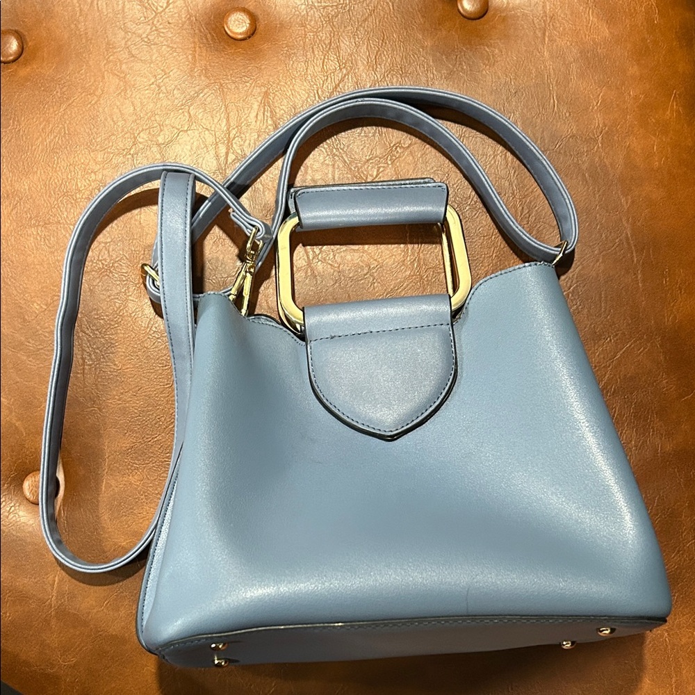 Elegant Blue Handbag